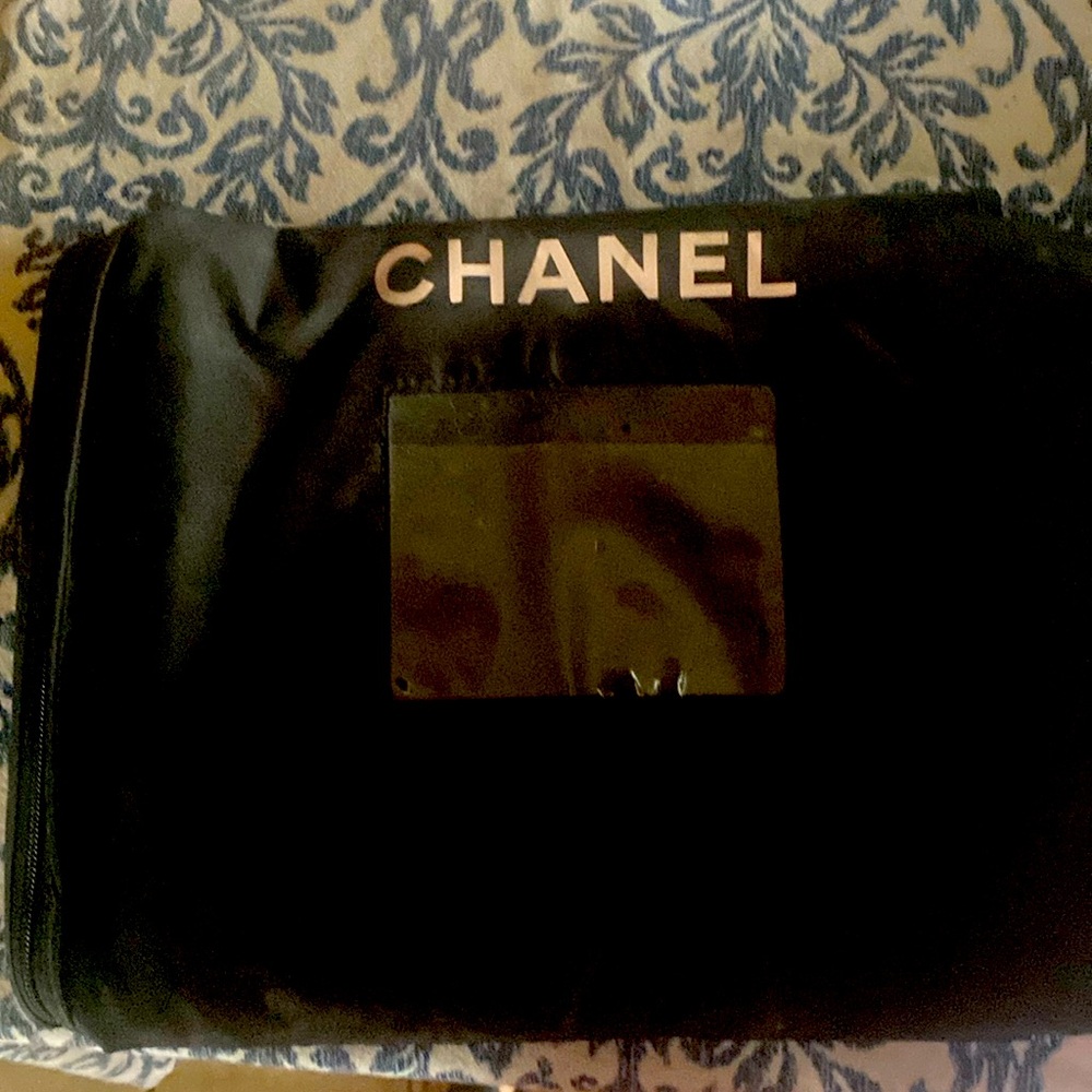 Chanel hanging garment bag -black 25”x53”